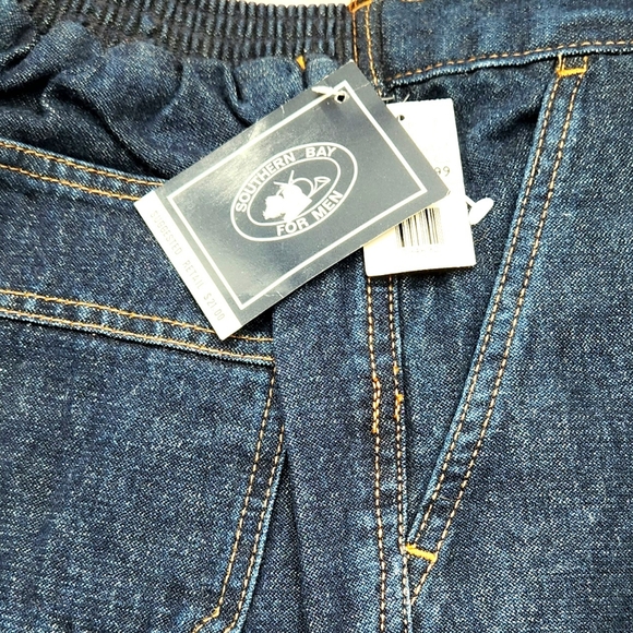NwT Southern Bay for Mens Strechy Button 4 Pocket 100% Cotton Denim Jeans - Picture 8 of 8